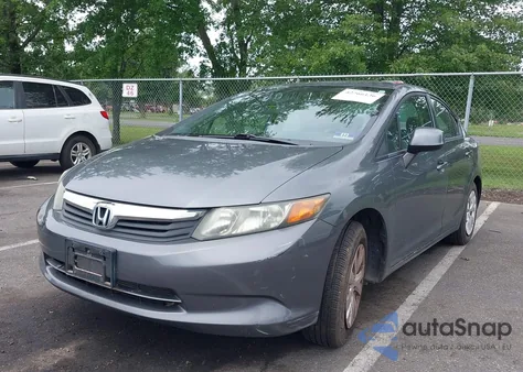 2012 Honda Civic Lx from USA, damaged, VIN 19XFB2F5XCE106387